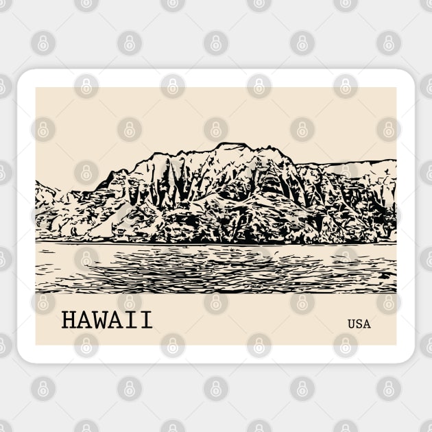 Hawaii USA Sticker by Lakeric